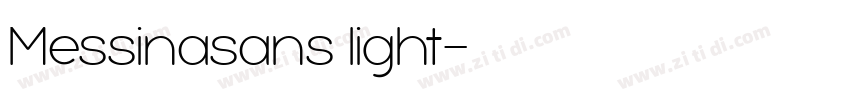 Messinasans light字体转换